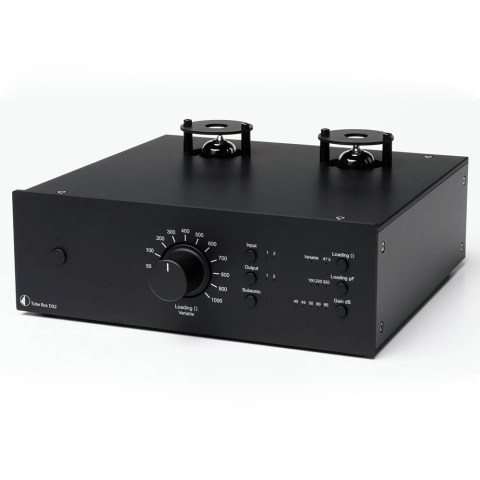 Pro-Ject Tube Box DS2 Preamplifier - Black - side