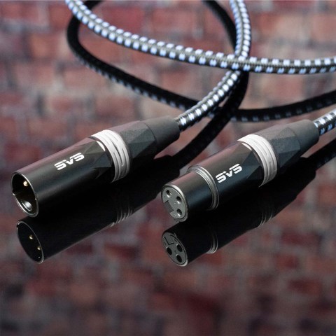 SVS SoundPath Balanced XLR Audio Interconnect Cable - White2