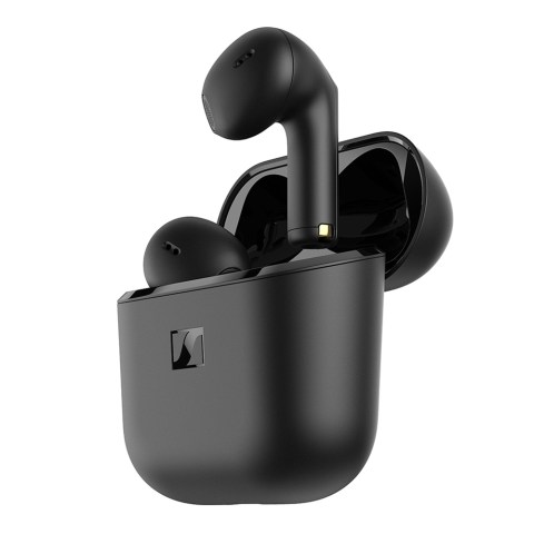 Sennheiser ACCENTUM Open Earbuds - Black - Case