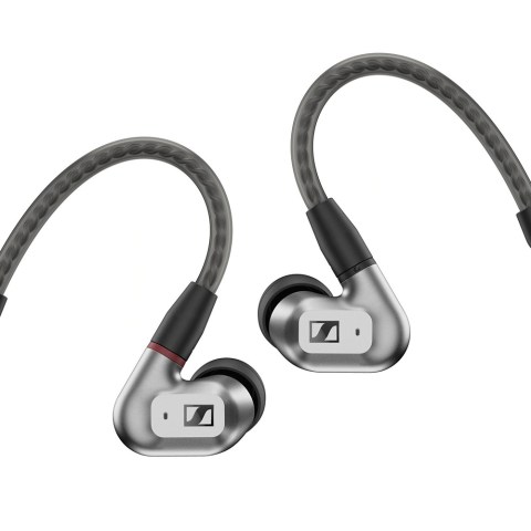 Sennheiser IE 200 Headphones - Silver - two