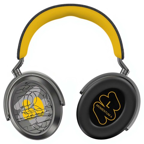 Sennheiser MOMENTUM 4 Wireless 80th Anniversary Edition Headphones - Yellow - flat