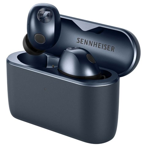Sennheiser MOMENTUM True Wireless 5 Earbuds - Denim - case
