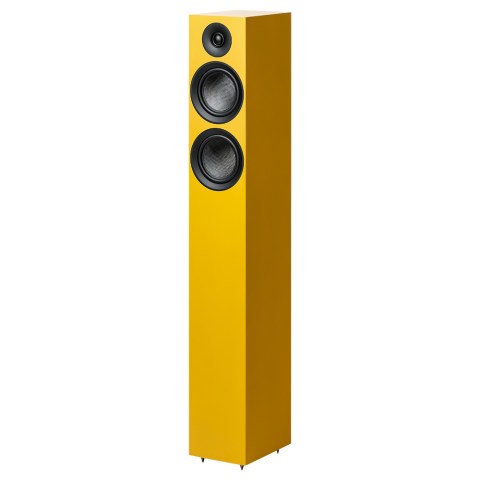 Pro-Ject Speaker Box 12 E Carbon Floorstanding Speakers - Satin Golden Yellow