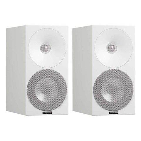 Amphion Argon1 Bookshelf Speakers - Full White