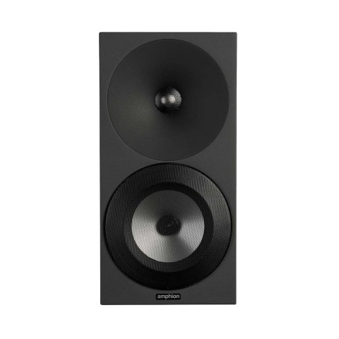 Amphion Argon3S Bookshelf Speakers - Black - Front