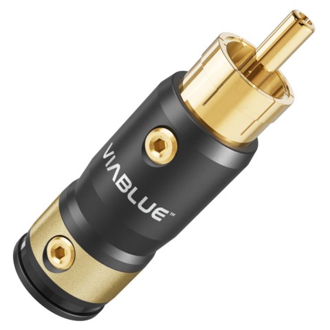 VIABLUE T8 RCA Plugs (4pcs.) - black