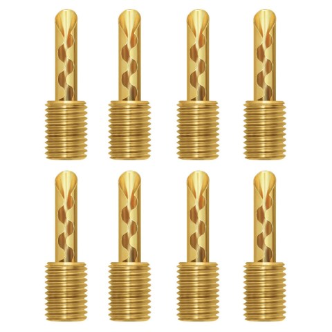 Wireworld Banana Uni-Term Plugs - 8бр. - Gold - front