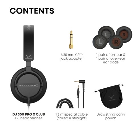 beyerdynamic DJ 300 PRO X Headphones - all